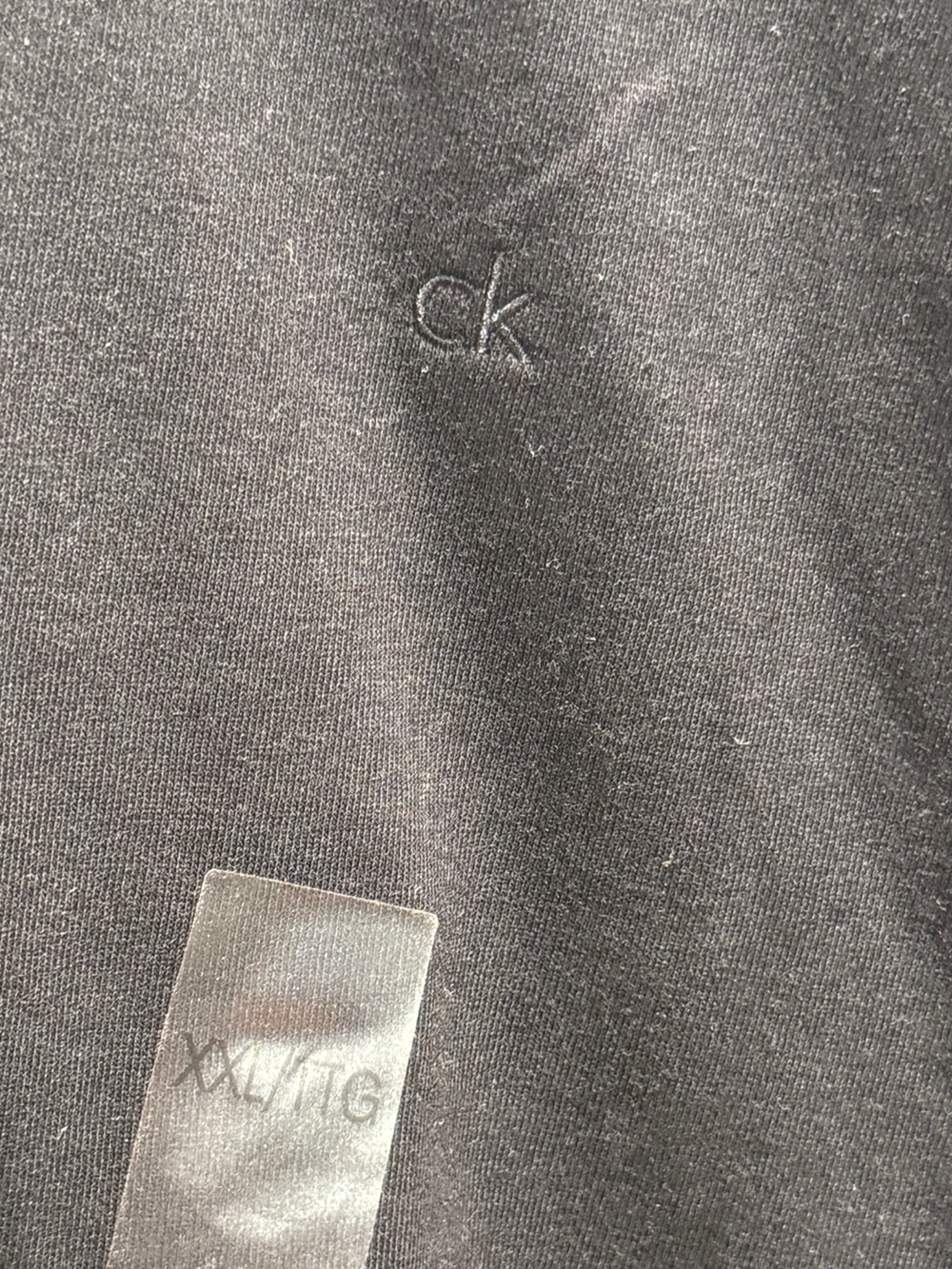 Calvin Klein Mens Long Sleeve Mock Neck Shirt Black XXL NWOT - Picture 6 of 6